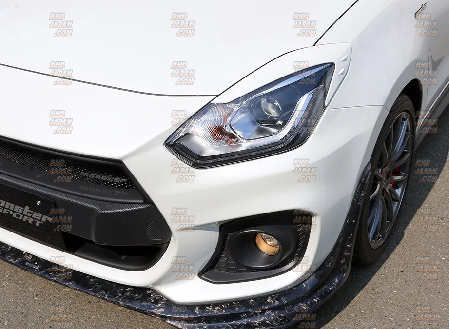 Monster Sport Head Lamp Garnish Champion Yellow ABS - Swift Sport ZC33S Swift ZC13S ZC43S ZC53S ZD53S ZC83S ZD83S